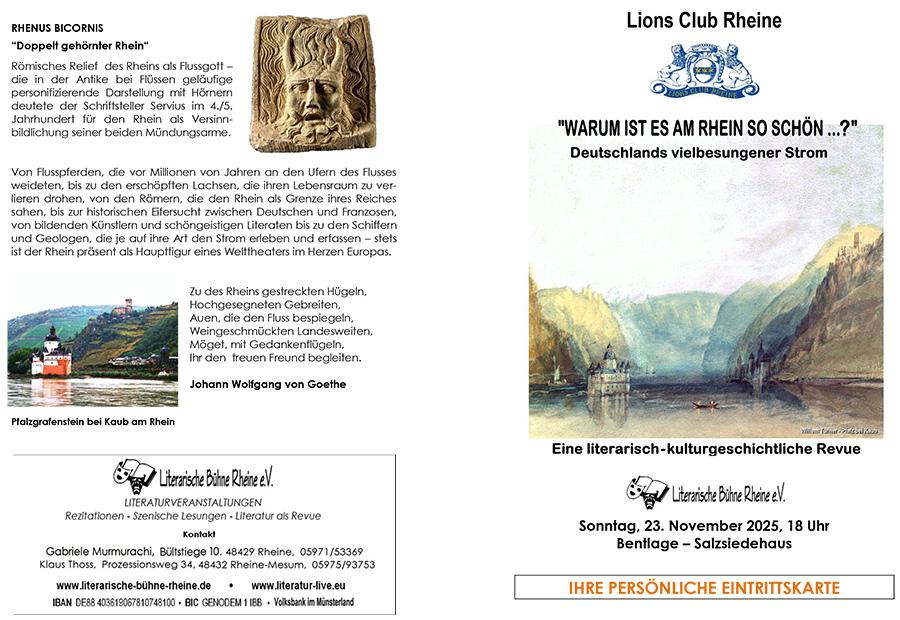 Benefiz-Lesung Literarische Bühne